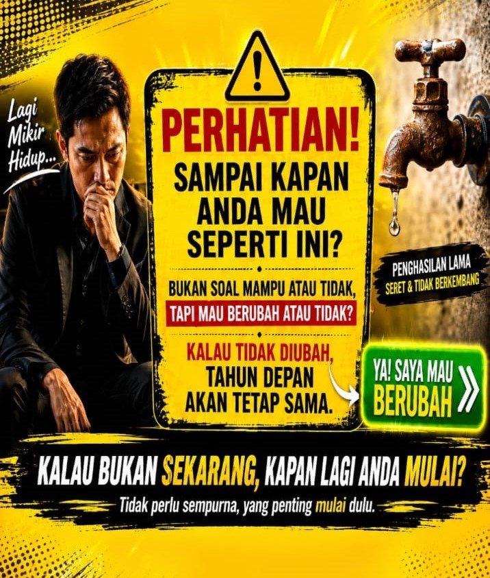 Perhatian! Sampai Kapan Anda Mau Seperti Ini?